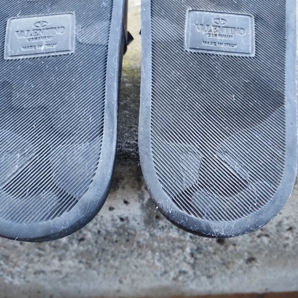 VALENTINO ROCKSTUD RUBBER SLIDER SANDAL EU 36 US 6 - Picture 6 of 12